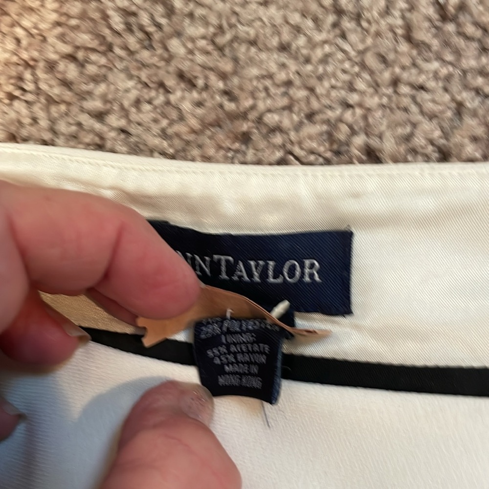 Ann Taylor black and white cocktail evening dress - Picture 11 of 12
